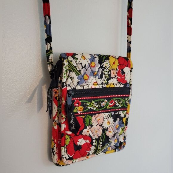Vera Bradley poppy field small cross body bag - Picture 4 of 8